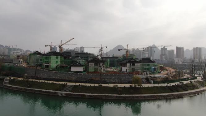 贵州铜仁古城旅游景区航拍