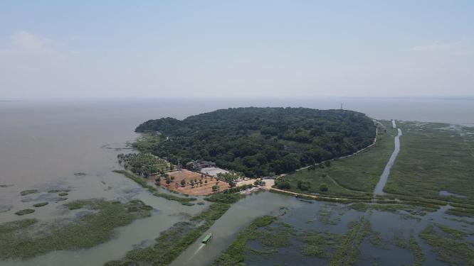 湖南岳阳君山岛5A景区航拍