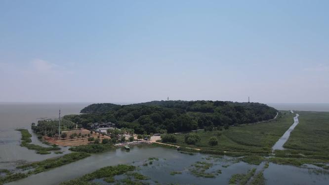 湖南岳阳君山岛5A景区航拍