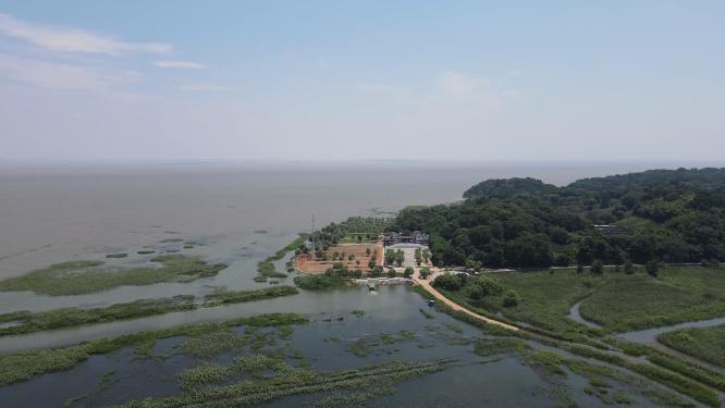 湖南岳阳君山岛5A景区航拍