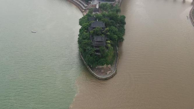 湖南衡阳石鼓书院航拍