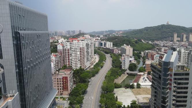 福建泉州城市交通航拍