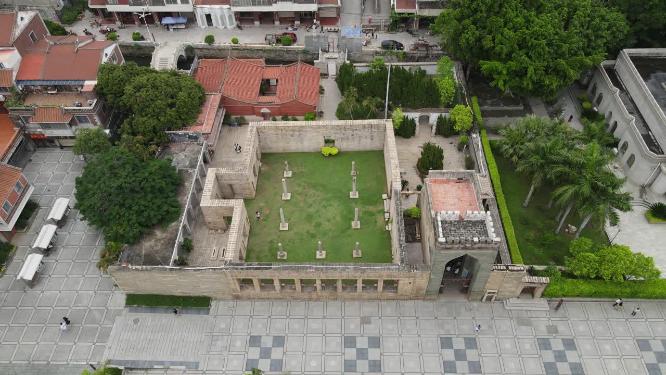 福建泉州清真寺航拍