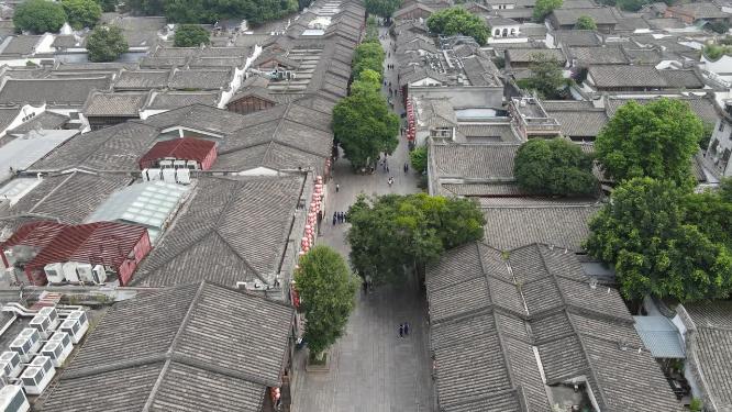福建福州三坊七巷5A景区航拍