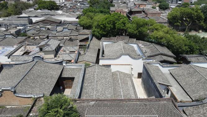 福建福州上下杭历史文化街区航拍