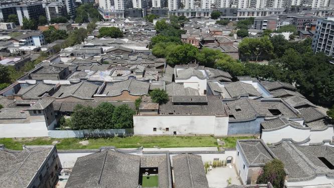 福建福州上下杭历史文化街区航拍