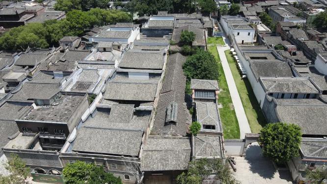 福建福州上下杭历史文化街区航拍