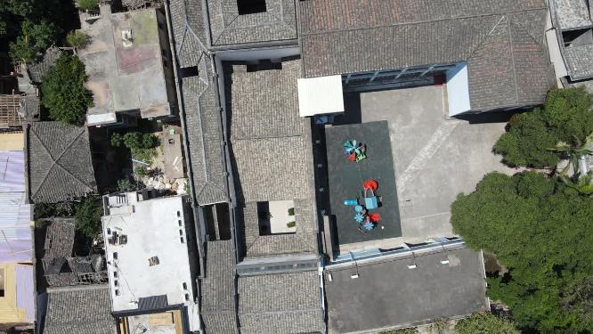 福建福州上下杭历史文化街区航拍