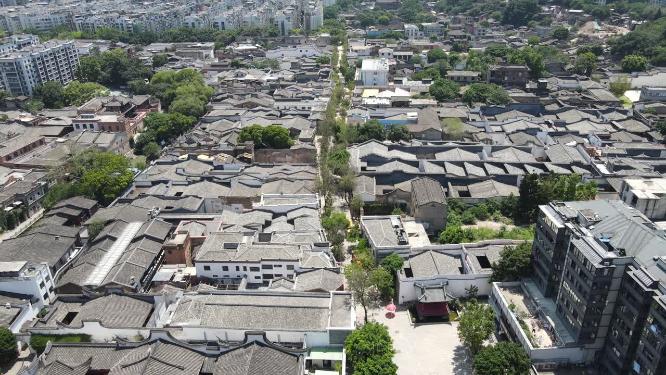 福建福州上下杭历史文化街区航拍