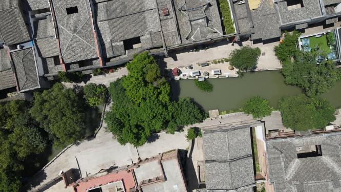 福建福州上下杭历史文化街区航拍