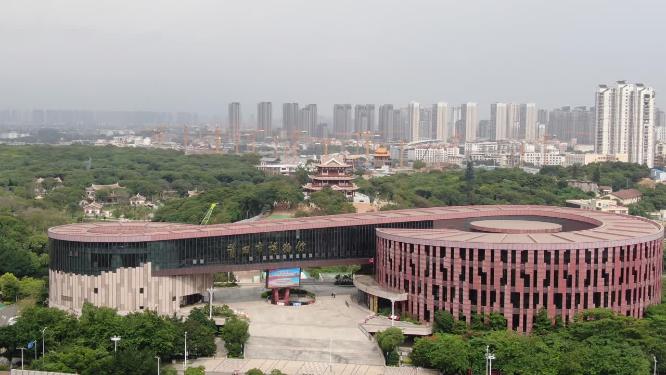 福建莆田地标博物馆航拍