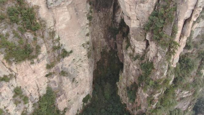 航拍湖南张家界武陵源奇山山川