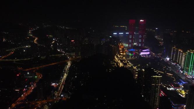 贵州贵阳花果园高楼建筑航拍
