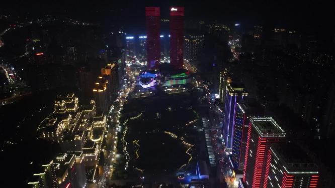 贵州贵阳花果园高楼建筑航拍