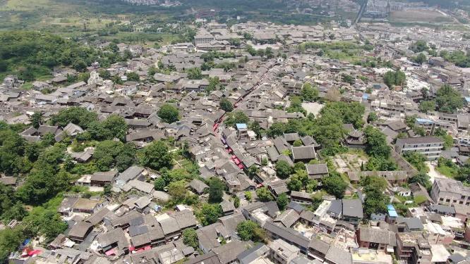 贵州贵阳青岩古镇5A景区航拍