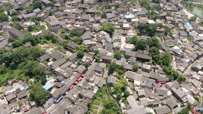 贵州贵阳青岩古镇5A景区航拍