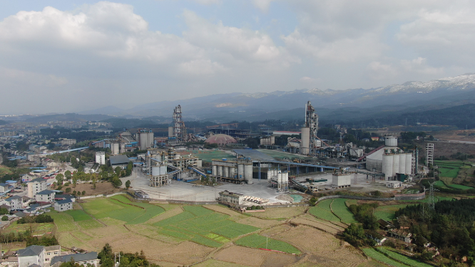 城市航拍大气工业生产工厂