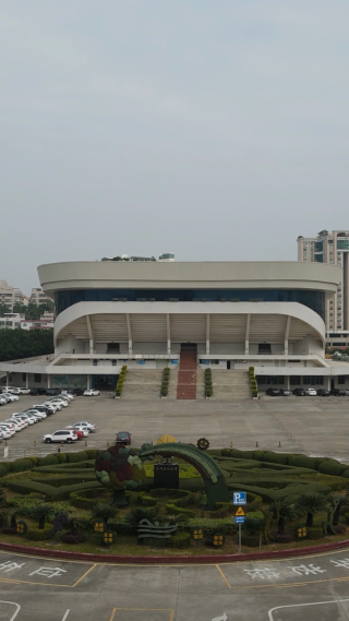 城市航拍广东东莞城市风光