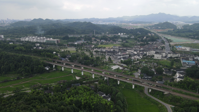 城市航拍湖南益阳体育中心