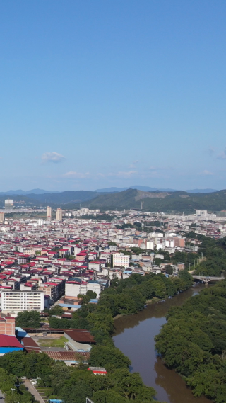 城市航拍红色之都江西瑞金