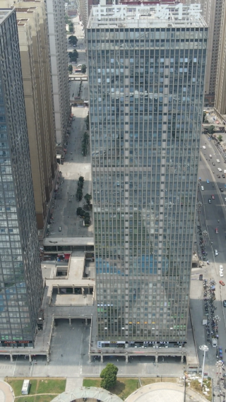 城市航拍贵阳花果园高楼建筑