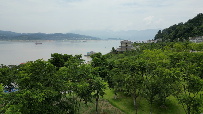 壮丽山河长江三峡风光航拍