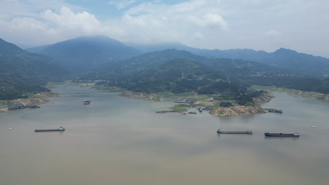 壮丽山河长江三峡风光航拍