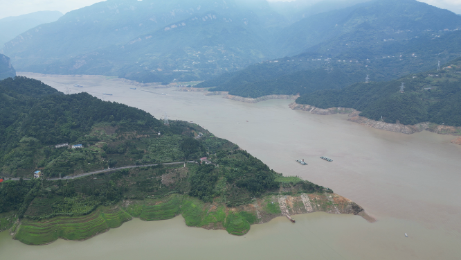 壮丽山河长江三峡风光航拍