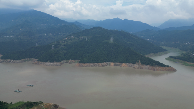壮丽山河长江三峡风光航拍
