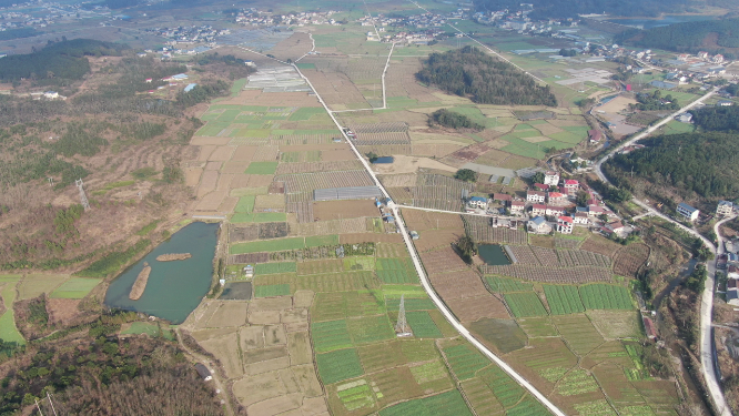 大气春耕农田农业种植航拍