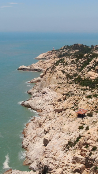 旅游景区福建湄洲岛5A景区航拍
