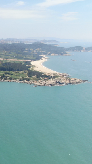 旅游景区福建湄洲岛5A景区航拍