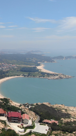 旅游景区福建湄洲岛5A景区航拍