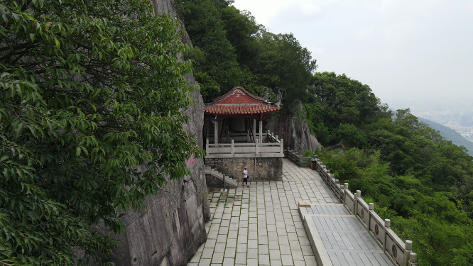 航拍福建清源山5A景区
