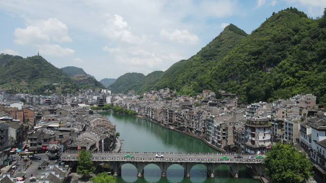 旅游景区贵州镇远古镇5A景区 
