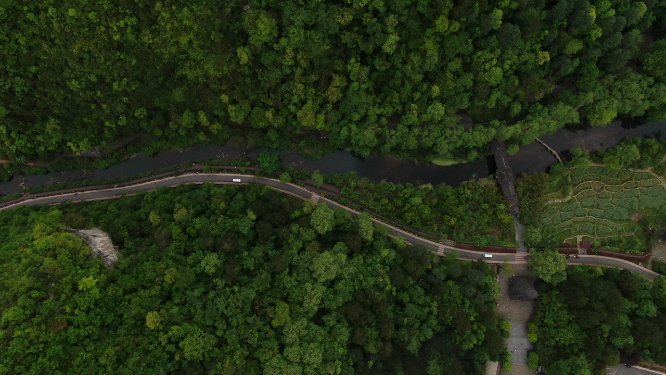 旅游景区贵阳阿哈湖4A景区航拍