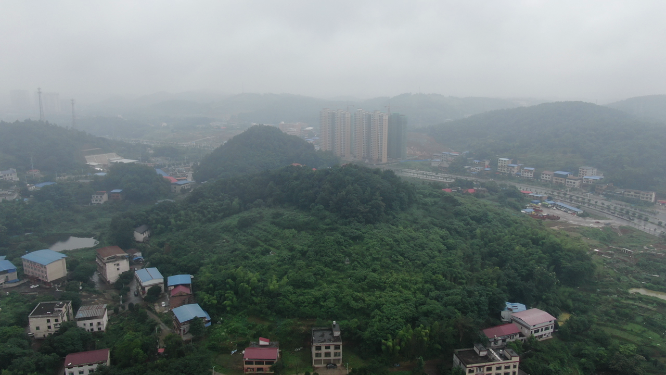湖南娄底双峰县航拍