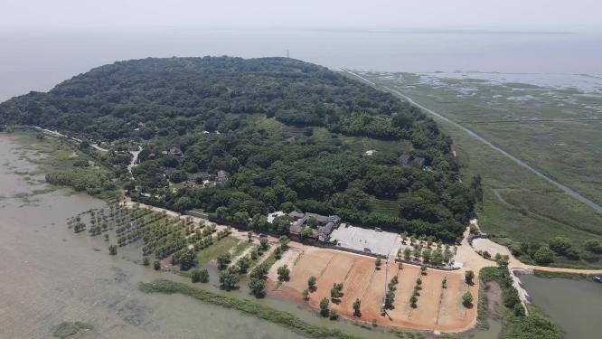 湖南岳阳君山岛5A景区航拍