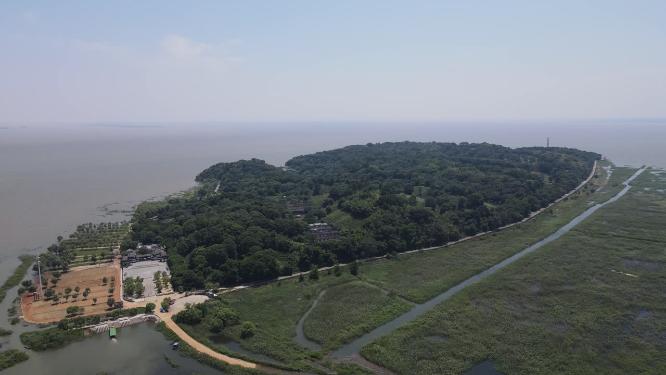 湖南岳阳君山岛5A景区航拍