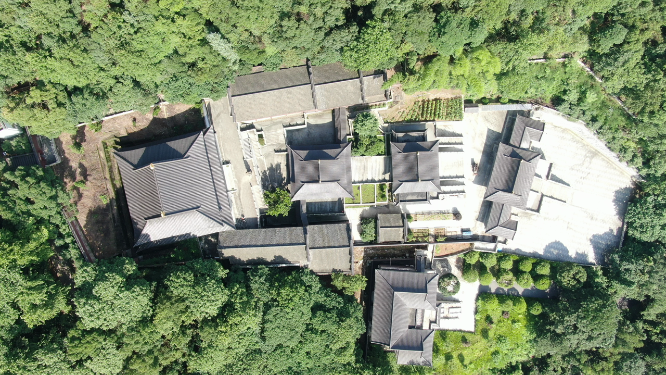 湖南湘潭昭山4A景区航拍