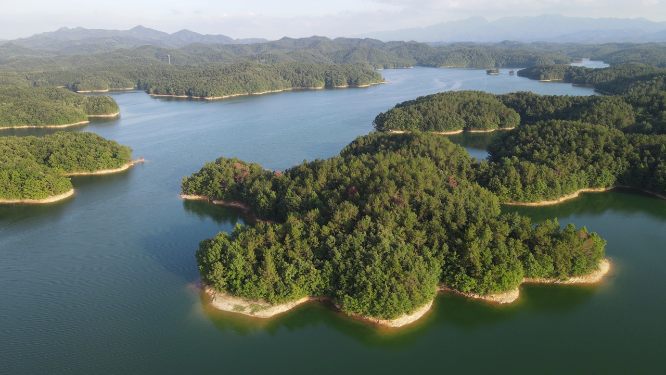 航拍祖国大好河山青山绿水