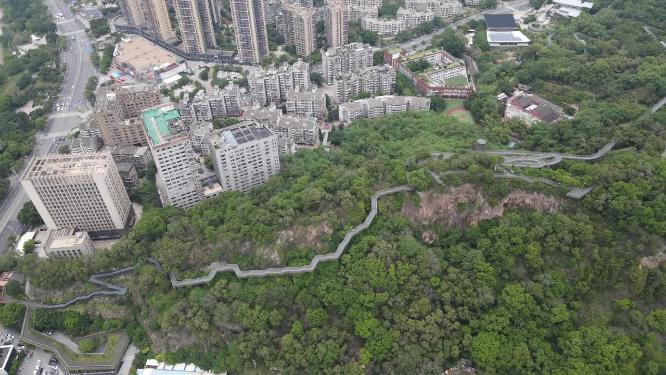 福建福州福道网红打卡地航拍