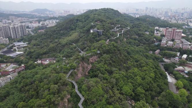 福建福州福道网红打卡地航拍