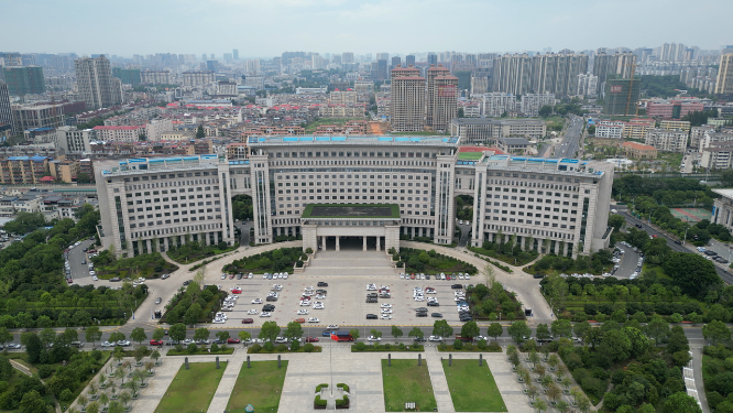 航拍九江教育局体育局