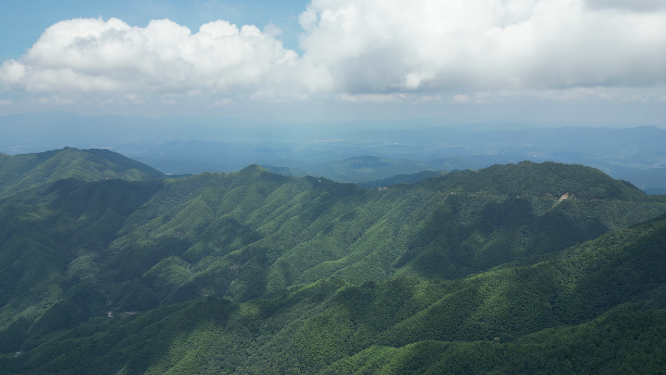 航拍江西井冈山5A景区 