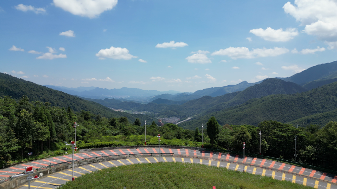 航拍江西井冈山5A景区 