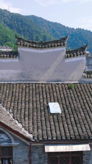 航拍湖南湘西凤凰古城吊脚楼
