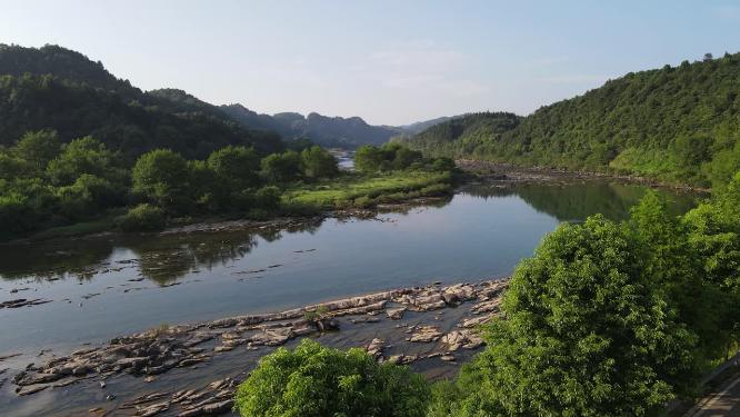 航拍祖国山清水秀大好河山