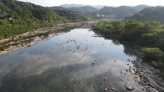 航拍祖国山清水秀大好河山