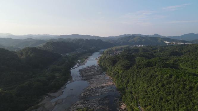 航拍祖国山清水秀大好河山